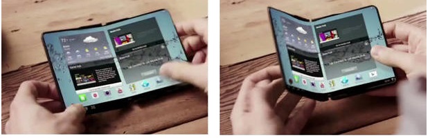 Samsung, Samsung foldable smartphone,Samsung Foldable design info,Samsung Change Unlocking the Device, samsung launch Launch Foldable Smartphones, Upcoming technology 2017