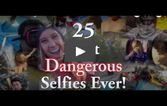 best dangerous selfies