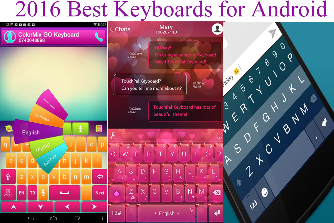 Best Keyboards for android 2016