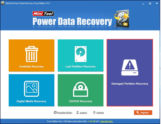 minitool Data recovery tool