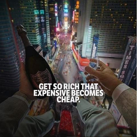 Get So Rich that Expensive Becomes Cheap