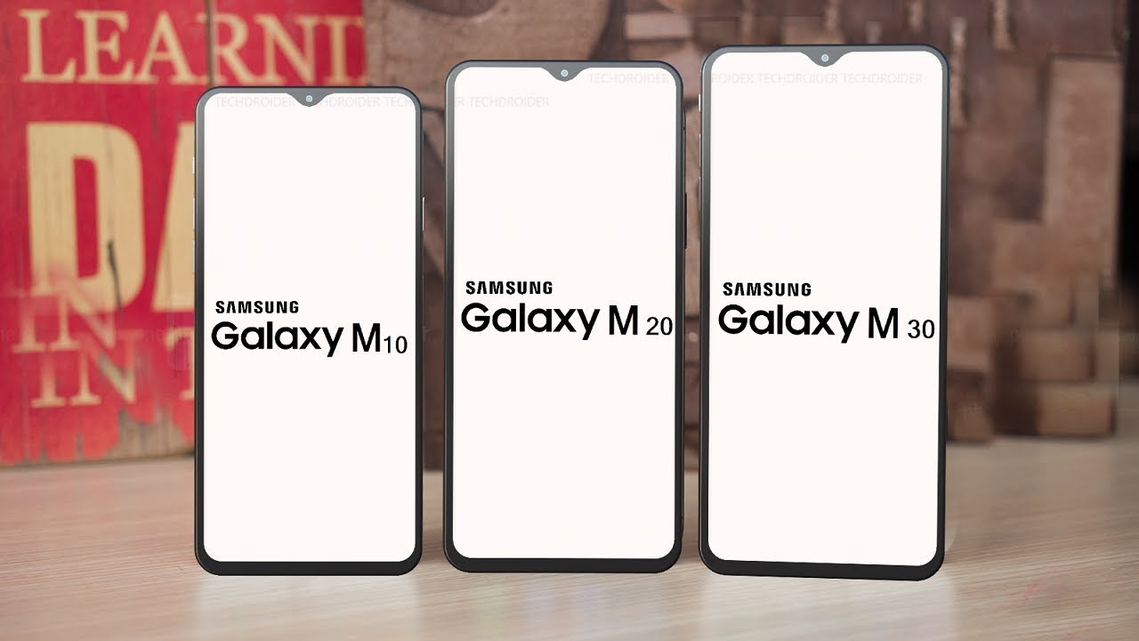 Samsung Galaxy M10-Samsung Galaxy M20-Samsung Galaxy M30