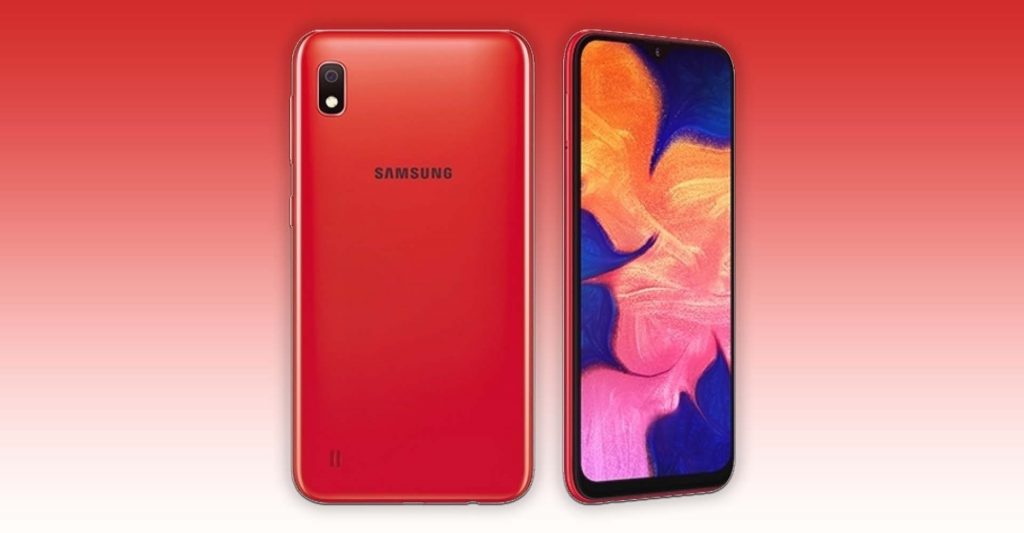 samsung a10 menu