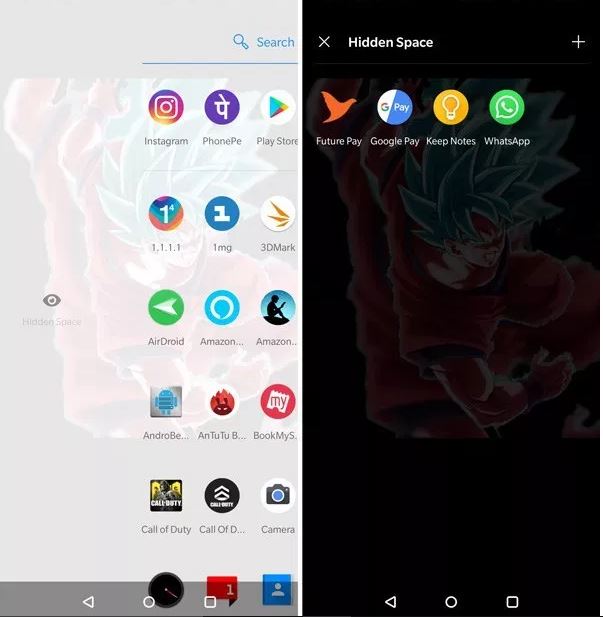 how to hide apps in oneplus 7 and oneplus 7 pro