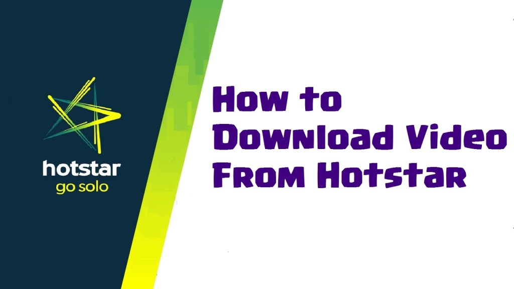 How to Download Hotstar Videos