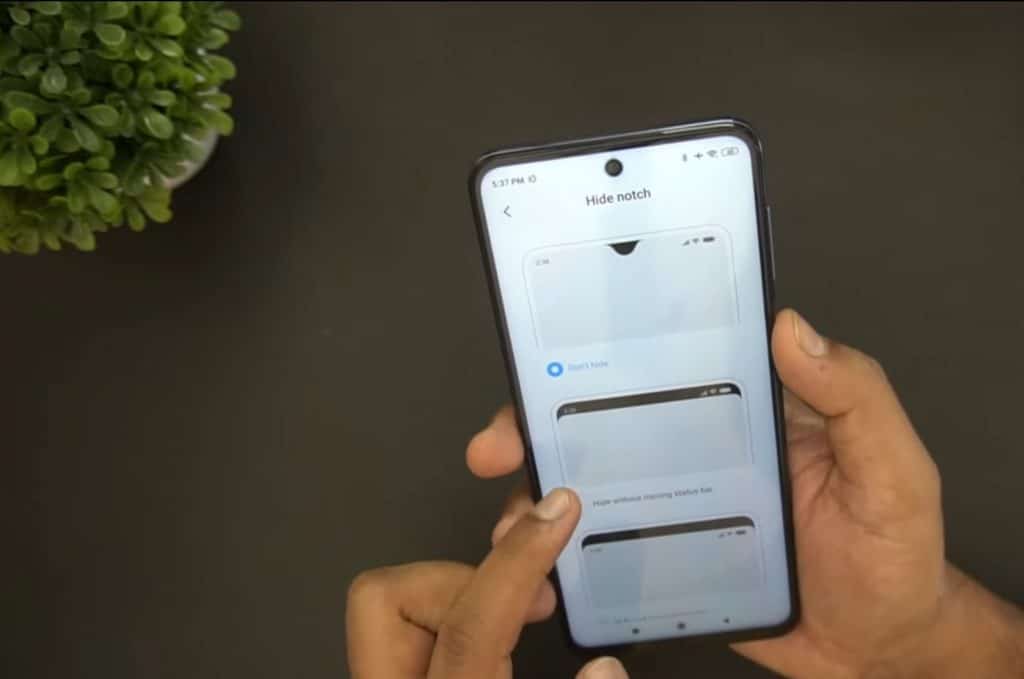 How to Hide Notch