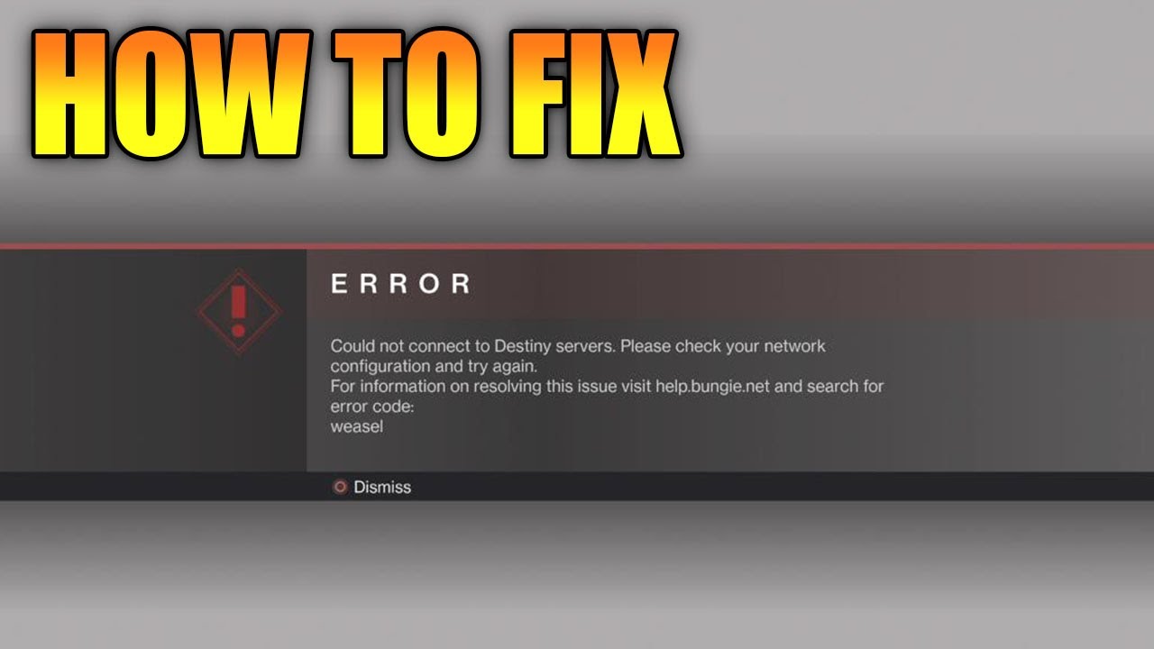 [100% SOLVED] How to Fix Destiny 2 Error Code Weasel : Step by Step