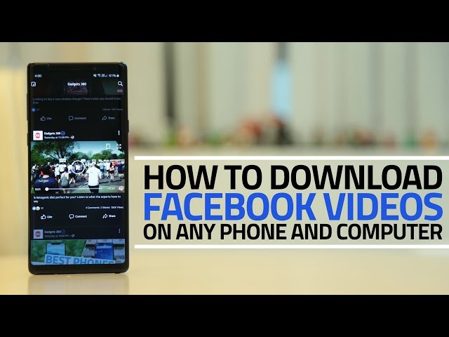 [SECRET TRICKS] How to Download Video from Facebook : Follow Steps
