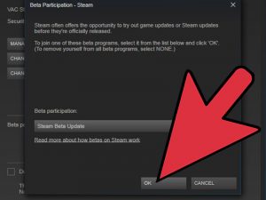 Join the Beta Program of the Steam Client