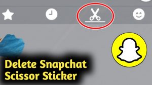 How to Remove Stickers on Snapchat Using Scissors