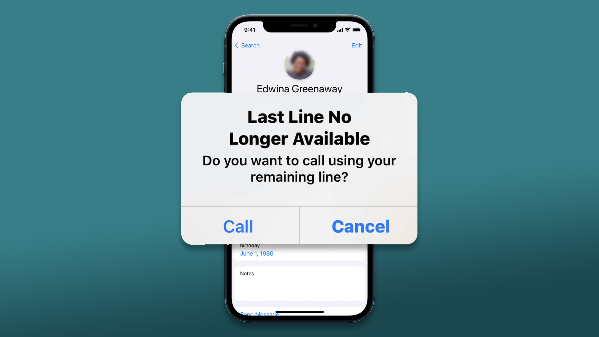 How to Solve Last Line no Longer Available On iPhone?
