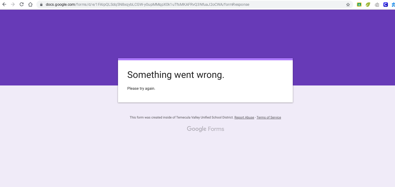 How to Solve Google Forms Internal Error : Simple Solution