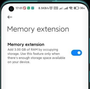 Status of Memory within Xiaomi