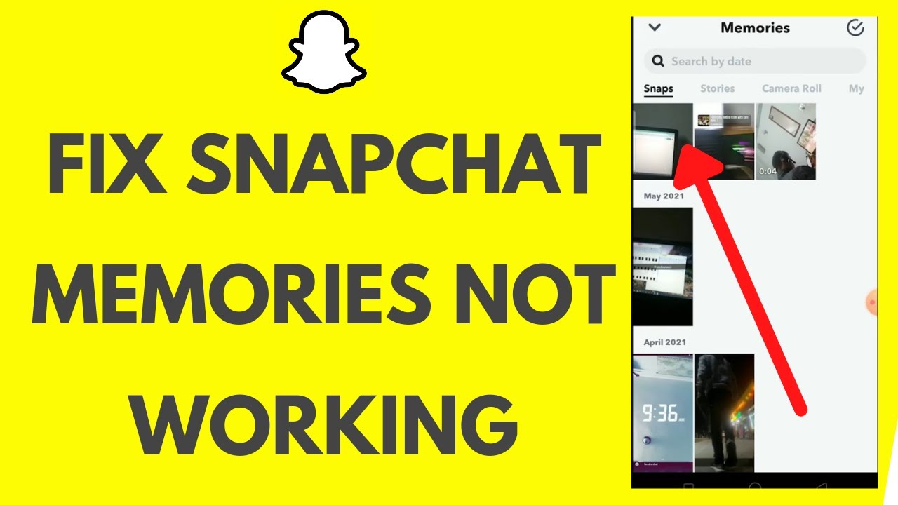 How to Fix Snapchat Memories Not Working Error