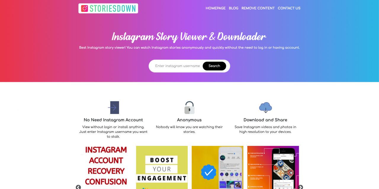 Easy Way You Can Download Stories And Videos From Instagram Anonymously
