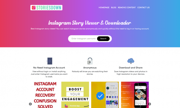 Easy Way You Can Download Stories And Videos From Instagram Anonymously