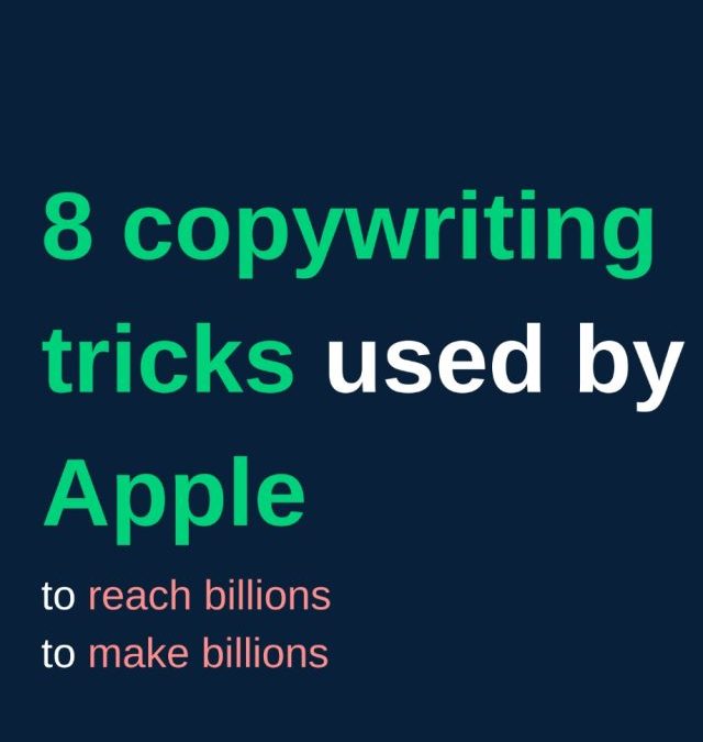 8 Copywriting Tricks Used by Apple to Reach Billions $$$