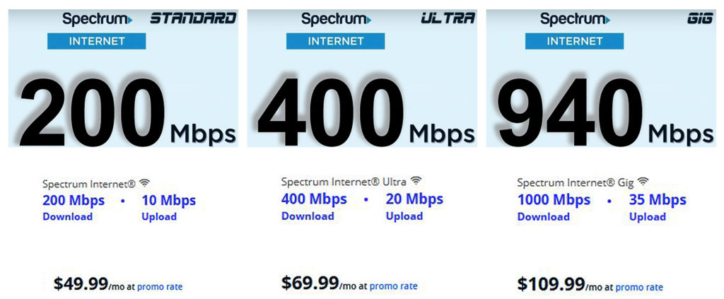 Spectrum Internet Plan Comparison Full Review