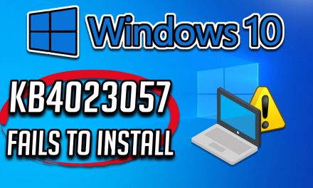 How to Fix KB4023057 Not Installing in Windows 10/11?