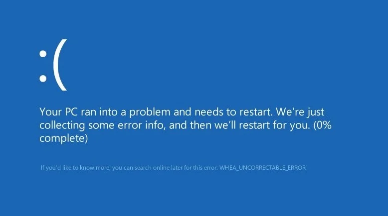 Fix WHEA Uncorrectable Error in 2 Minutes