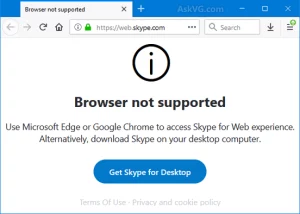 Check if Your Web Browser Is Supported