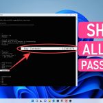 How to See WIFI Password Windows 11