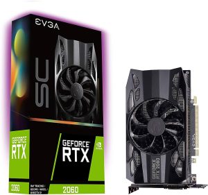 EVGA GeForce RX2060 Graphics Card which comes with 6GB of memory