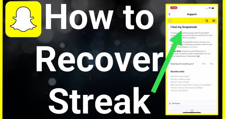 Steps to Restore a Lost Snap Streak