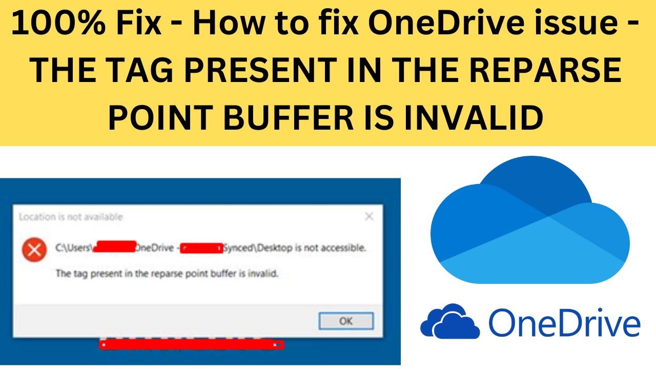 The Tag Present in the Reparse Point Buffer is Invalid on Windows