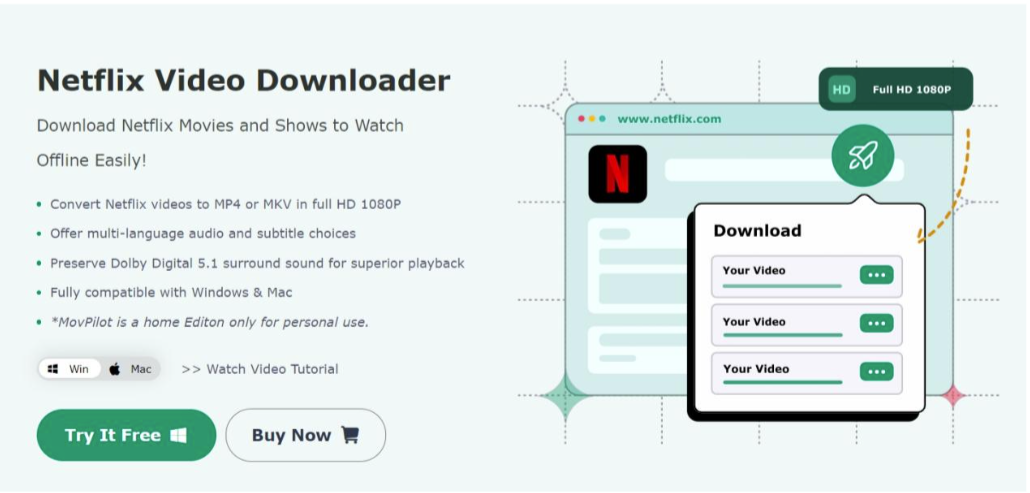 Download Netflix Movies on Laptop without App