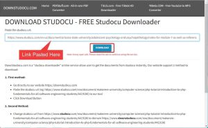 Downloader StuDocu