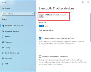 Click on Bluetooth & other devices.