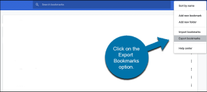 How To Export Chrome Bookmarks for the Last Time