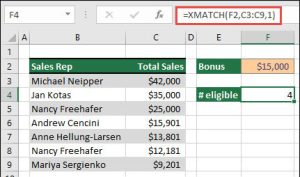 What is the Best Way to Utilize the XMATCH Function within Excel