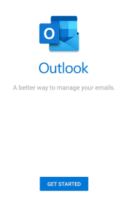 You have to start the Outlook app. 