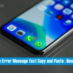 Fake Error Message Text Copy and Paste : How to Send