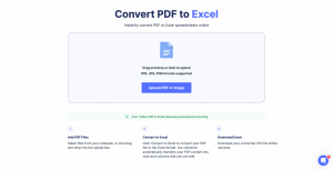 best pdf to excel converter